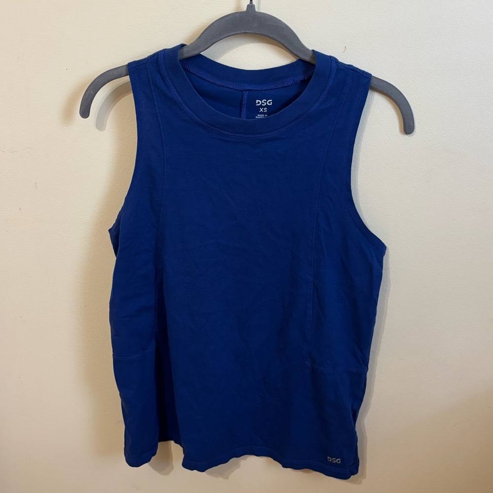DSG Blue Athletic Tank Top Size XS